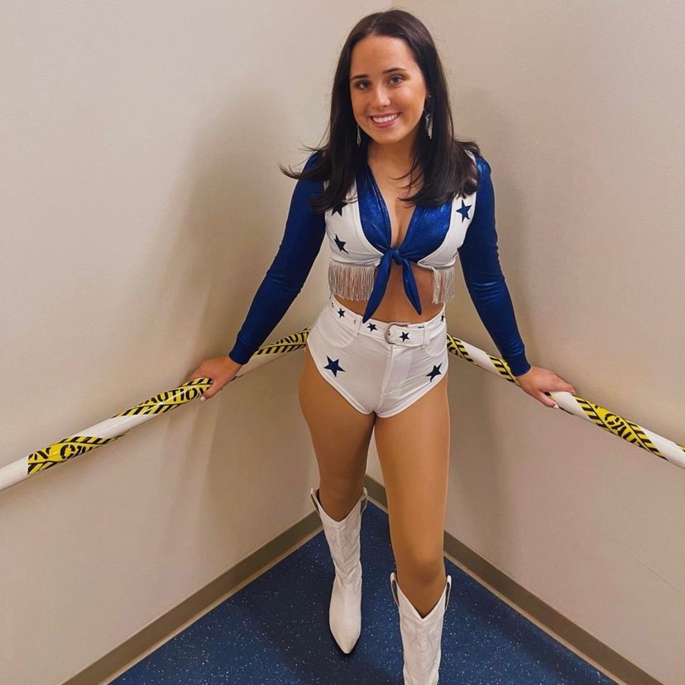 DALLAS COWBOYS CHEERLEADER COSTUME FROM FASHION NOVA SIZE XS/S WORN ONCE